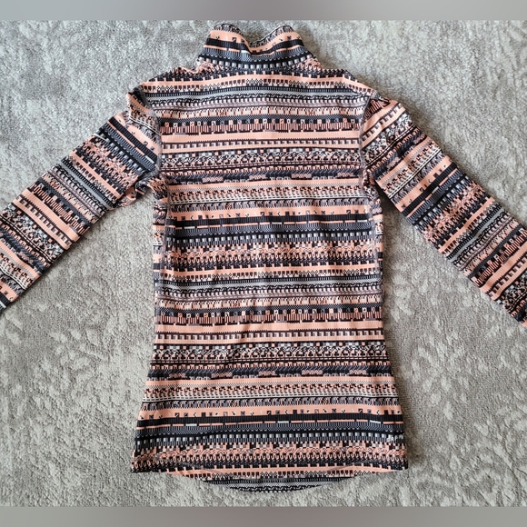 Nike Pro Dri-Fit 3/4 Zip Pullover Fitted Athletic Top, Size S. Multicolor - Picture 3 of 7